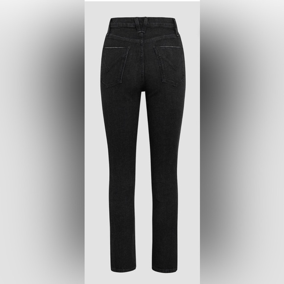 Hudson Jeans NWT SZ 25 Harlow Ultra High-Rise Cigarette Ankle Jean Faded Black - Picture 8 of 15